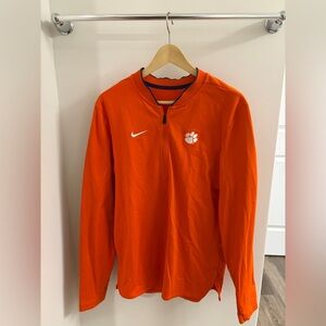 Clemson Orange Nike Quarter Zip Pullover